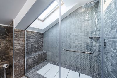 Contemporary Walk-In Shower